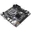 Tosuny Scheda Madre H81 LGA1150 Mini ITX, Scheda Madre per Computer Desktop DDR3 a Doppio Canale con Slot M.2 NVMe, Supporto SATA 6Gb/s PCIe X16 Processori Serie Core I3 I5 I7 E3 V3