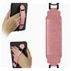 DUINIU 2 Pezzi Cinturini Universali in Pelle Pu da 6-7 Pollici, Cinturini da Polso Elastici Anticaduta, Adatti per E-Reader, Tablet (Rosa, Verde).