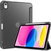 ProCase Cover iPad 11 Generazione A16 11 Pollici 2025/iPad 10 Generazione 10,9 Pollici 2022,Custodia con Portapenna Auto Sonno/Veglia A2696 A2757 A2777 A3354 A3355 A3356-Tutto Nero