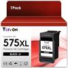 Torvon PG-575 PG-575XL Nero Cartucce per Canon 575 XL Nero 575XL Cartucce nere per Canon Pixma TS3550i TS3551i TS3750i TS3751i TS3752i TR4750i TR4751i TR4755i TR4756 (575XL Nero)
