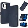 PanXCase Cover Libro per Honor 600 Smart | Custodia Wallet in Pelle PU, Funzione Supporto, 3 Scomparti Portacarte, Chiusura Magnetica, Case Antiurto, Dark Blue