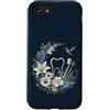Hummingbird Apparel For Kids and Adults Custodia per iPhone SE (2020) / 7/8 Dentista Dente Floreale Colibrì Margherita Natura