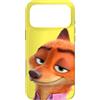 Disney Custodia per iPhone 17 Pro Max Disney Zootopia 2 Nick Wilde Fox Big Face Yellow