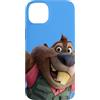 Disney Custodia per iPhone 14 Plus Disney Zootopia 2 Nibbles Maplestick Beaver Big Face Blue