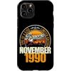 Jahrgang 1990 36. Geburtstag Awesome Custodia per iPhone 11 Pro Grande da novembre 1990 36° compleanno frase 36 anni