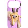 Disney Custodia per iPhone 17 Pro Max Disney Zootopia 2 Gazelle Pop Star Big Face Purple-Pink