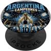 Urban Species Celebrazione del design grafico dell'Argentina Football 26 Fan Pride PopSockets PopGrip Adesivo