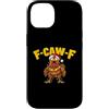 F-CAW-F Funny Christmas Chicken Xmas Des Custodia per iPhone 14 Funny F-Caw-F Rooster FCAWF Santa Chicken Christmas Light