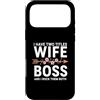 I Have Two Titles Wife And Boss Custodia per iPhone 17 Pro Max Ho due titoli Moglie e capo e li rock entrambi