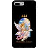 Spiritual Angel Numerology Stained Glass Custodia per iPhone 7 Plus/8 Plus Finestra di vetro macchiata numero 444 di angelo di stabilità della protezione
