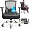 MELOKEA Sedia Ergonomica da Ufficio Heavy Duty 440LBS/200KG