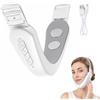 TNSLAND Massaggiatore Viso Lifting Dispositivo Lifting Viso, Massaggiatore Viso Elettrico Anti Age con 6 Modalità e 12 Intensità, Dispositivo Rassodante per Doppio Mento, Contorni del Viso e Beauty Routine