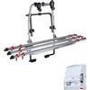 MENABO Portabici Posteriore 3 Binari per Ford Transit Custom 2026 Doppia Porta 3 Bici