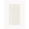 Westwing Collection Tappeto in cotone tessuto a mano con struttura in rilievo Ziggy