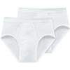 Schiesser - Completo Intimo, Pacco da 2, Uomo, Bianco (Weiß (100-weiss)), 3XL