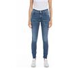 REPLAY Jeans Donna Luzien Skinny Fit Hyperflex Elasticizzati, Blu (Medium Blue 009), W25 x L32