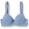 Noppies Maternity B70 - Reggiseno Imbottito in Cotone Nursing Bra, Colore: Blu Chiaro melange-P972, B70