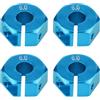 VGEBY Adattatore Ruota 12mm, Ruota per RC Auto 1/10, Modelli Auto RC, Accessori Auto RC, Ruote Auto RC, for Famiglia, Amici, Collezionisti, for Corsa, Addestramento, Uso Giornaliero