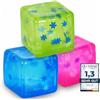 LINKWAY Palline Antistress Bambini Set 3 Mini Cubetti Ghiaccio Squishy | Pallina Antistress Mano Terapia Squishy Antistress Portatile Giocattolo Riempito Di Gel Ad Alta Densità