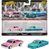 Hot Wheels - Cultura automobilistica premium - Real Riders (1975 Datsun Sunny Truck B120 & Custom 93 Nissan Nardbody D21)/Giocattoli