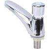 Zerodis Cucine - Rubinetto per lavabo da bagno, vasca da bagno, rubinetto cromato con chiusura automatica, rubinetto di ritardo per risparmiare acqua