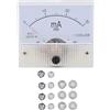 Walfront 85C1-A 0-30MA DC Puntatore Amperometro DC Circuito Elettrico Ampere Meter Misurazione della Corrente Scala di Facile Lettura per Stabilizzatore di Tensione Armadio di Distribuzione