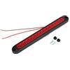 Hlyjoon Fanale Posteriore per Montaggio 10-30V LED Alto Posteriore Terzo Stop fanale Posteriore 3a Lampada di Coda per Camion rimorchio per Auto 250 x 27,5 x 16 mm/9,8 x 1,08 x 0,63 Pollici(Rosso)