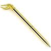 The Carat Shop Penna Metallica 3D Harry Potter, con ciondolo Golden Snitch