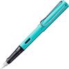 Lamy AL-star turmaline - Stilografica con impugnatura ergonomica e pennino in acciaio lucido misura EF - corpo in alluminio leggero - cartuccia T 10 blue inclusa - destrimani
