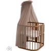 Waldin Velo in tulle Woody - Taupe
