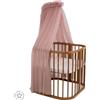 Waldin Velo in tulle Woody - Rose