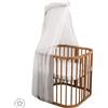 Waldin Velo in tulle Woody - Ecru