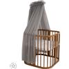 Waldin Velo in tulle Woody - Gray