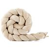 Waldin Treccia Paracolpi per Culla e Lettino - Velour Beige