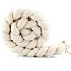 Waldin Treccia Paracolpi per Culla e Lettino - Waffle Beige