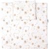 Waldin Copertina 2in1 per Culla con Imbottitura e Cuscino - Dandelions