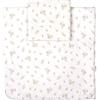 Waldin Copertina 2in1 per Culla con Imbottitura e Cuscino - Brown leaves