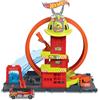 NM Hot Wheels City Super Loop Fire Station