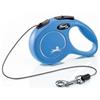 FLEXI New Classic XS guinzaglio 3 m. Blu. Fino a 8 kg.