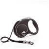 FLEXI Guinzaglio automatico Black Design S strap 5 m nero