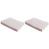 Alasum Carta per Germinazione, 100 Fogli, Beige, per Vassoio | Semi di Soia e Germogli, senza Sbiancanti, Si Piega da Bagnata, Superficie Beige