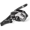 CAQYPVH 2 Pezzi Set da Snorkeling con Maschera e Boccaglio Antiappannamento Maschera con Boccaglio Anti-Perdite per ulti, Immersioni, Mare, Piscina, Nero, Adulto