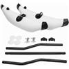 CAQYPVH Stabilizzatore Kayak Gonfiabile Maggiore Stabilità Kit Stabilizzatore Kayak Rete Mesh Galleggiante Laterale, Bianco