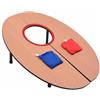 harayaa Gioco di Lancio per Bambini Set Gioco Lancio Sacchetti Bersaglio con Anelli Tavola da Gioco di Coordinazione Materiale Legno Plastica Sabbia Quarzo Adatto Famiglia Parco Giochi Scuola