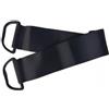 Fxzqgnh Banda Elastica Gambe Anelli a D Fascia Elastica Allenamento Estremità Ad Anello Elastico Fitness, Nero, 1.3 Metri
