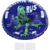 PEPDIMA Tubo da neve gonfiabile da 91 cm, resistente, a prova di freddo, in PVC, con motivo dinosauro, manici robusti, per attività invernali all'aperto, per adulti e bambini