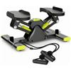 Qianly Attrezzo Fasce Elastiche Salvaspazio Stepper Elastiche Cardio Attrezzo per Casa, Verde