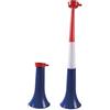 LES COTILLONS D'ALSACE Tromba Supporter France 59 cm | Blu Bianco Rosso | Vuvuzela Plastica | Stadio di calcio Rugby 2024 | senza Gas