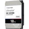 WD Ultrastar DC HC550 WUH721818AL5204 - Festplatte - 18 TB - intern - 3.5" (8.9 cm) - 0F38353