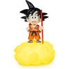 TEKNOFUN Luce notturna luminosa per bambini Goku a stelo a LED multicolore